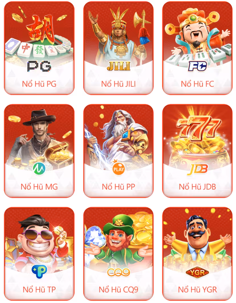 Sảnh Nổ hũ jackpot khổng lồ tại 99K